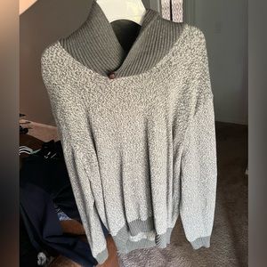 Men's Cowl Neck Sweater